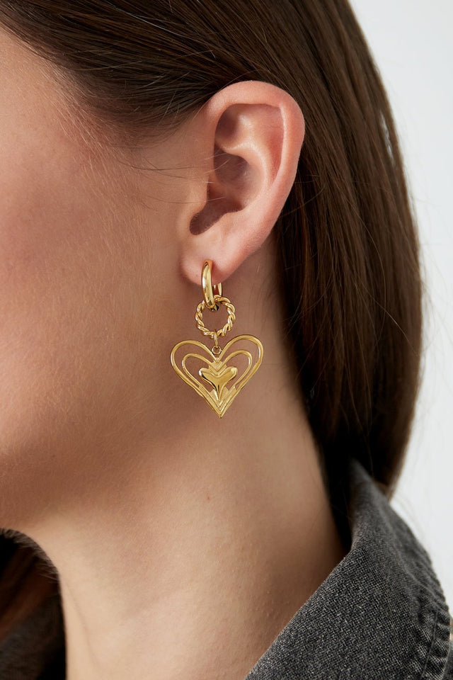 Earrings | Heart | What’s love - wonder & melon - wonder & melon