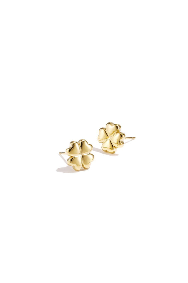 Earrings klavertje 4 - wonder & melon - wonder & melon