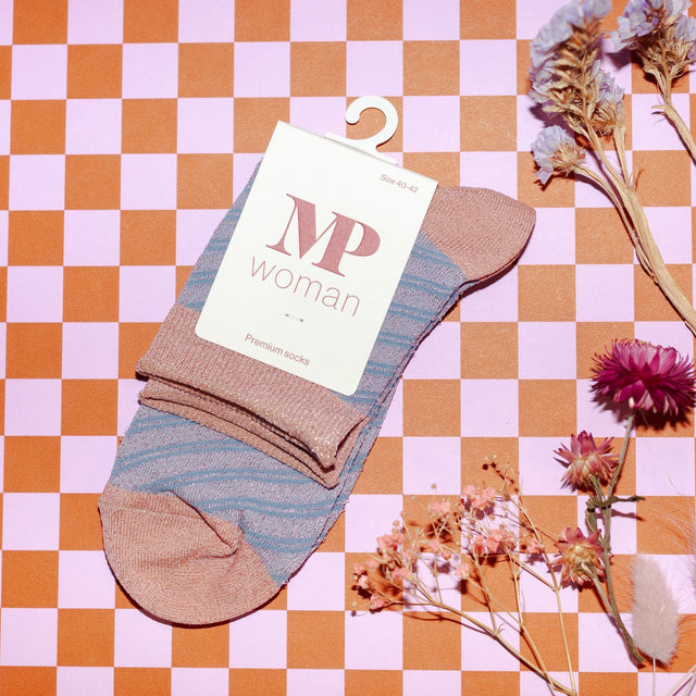 Elisa glimmer short socks | Canyon Rose - MP Denmark - wonder & melon