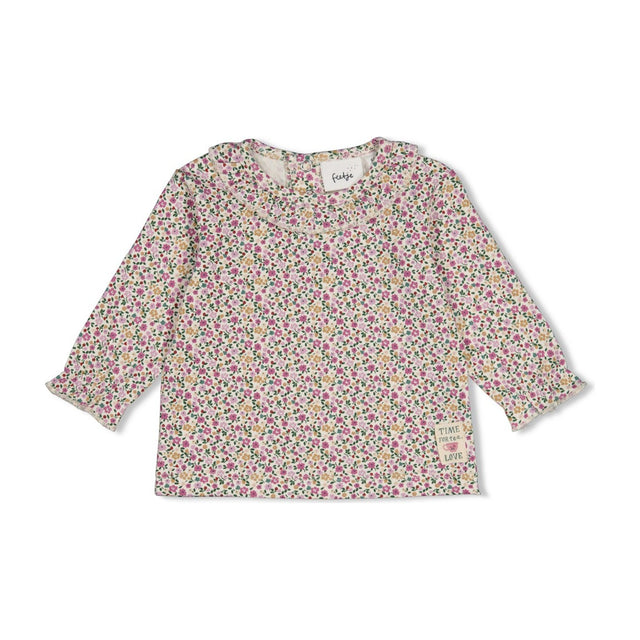 Feetje Longsleeve AOP Afternoon Tea Creme