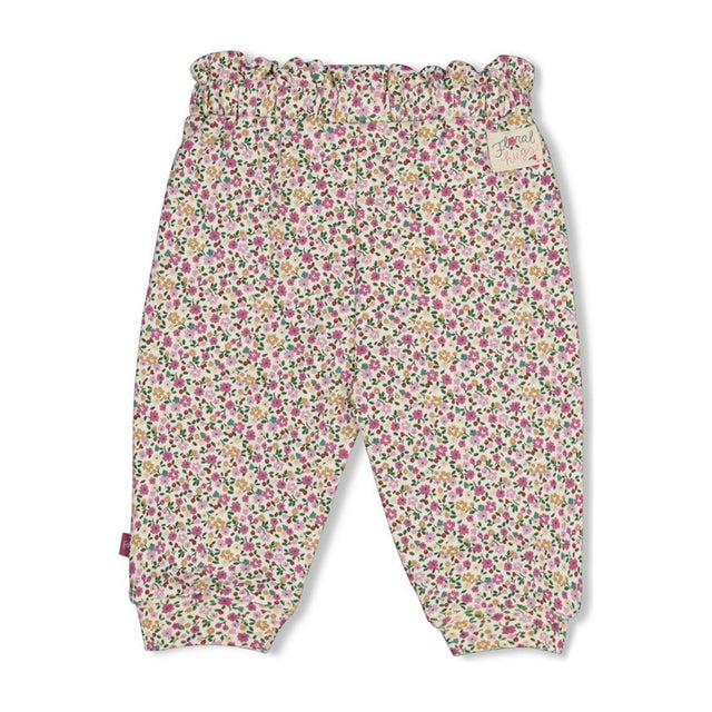 Feetje Broek AOP Afternoon Tea Creme detail