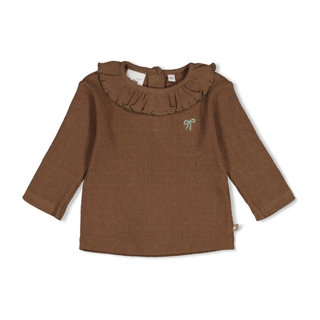 Feetje | Longsleeve pointelle rib | Lucky Bloombird - Feetje - wonder & melon