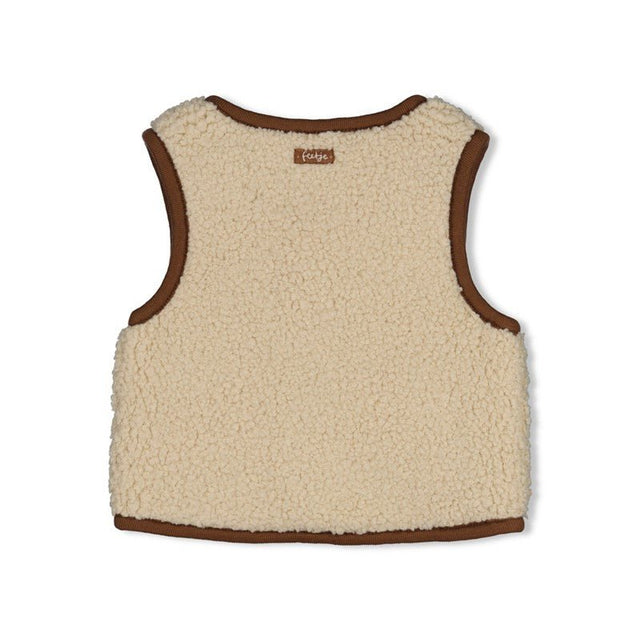 Feetje | Omkeerbaar teddy gilet - Tiny Timber Tales - Feetje - wonder & melon