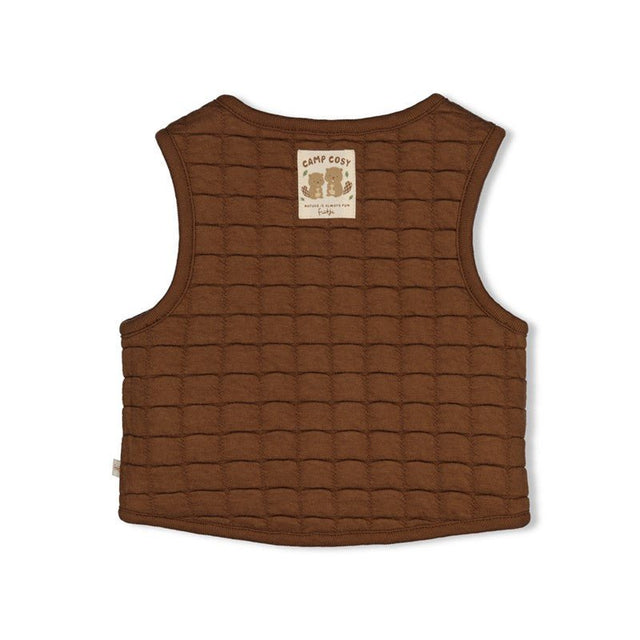 Feetje | Omkeerbaar teddy gilet - Tiny Timber Tales - Feetje - wonder & melon