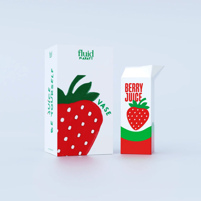 Fluid Market | Vase Strawberry Juice - Fluid Market - wonder & melon