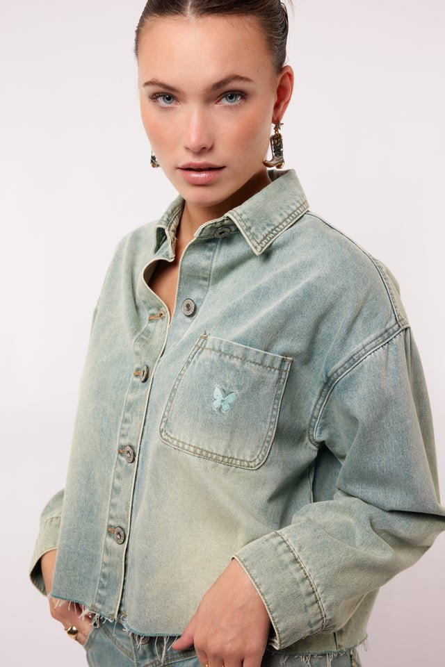 Fluresk | Denim blouse - Fluresk - wonder & melon