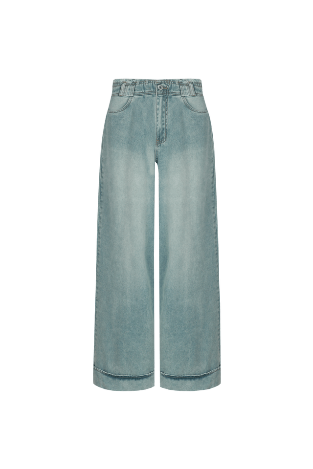 Fluresk | denim jeans met omslag - Fluresk - wonder & melon
