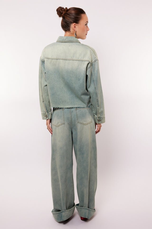 Fluresk | denim jeans met omslag - Fluresk - wonder & melon