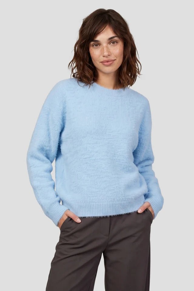 Fluresk | islene knit sweater | Cloud blue - Fluresk - wonder & melon