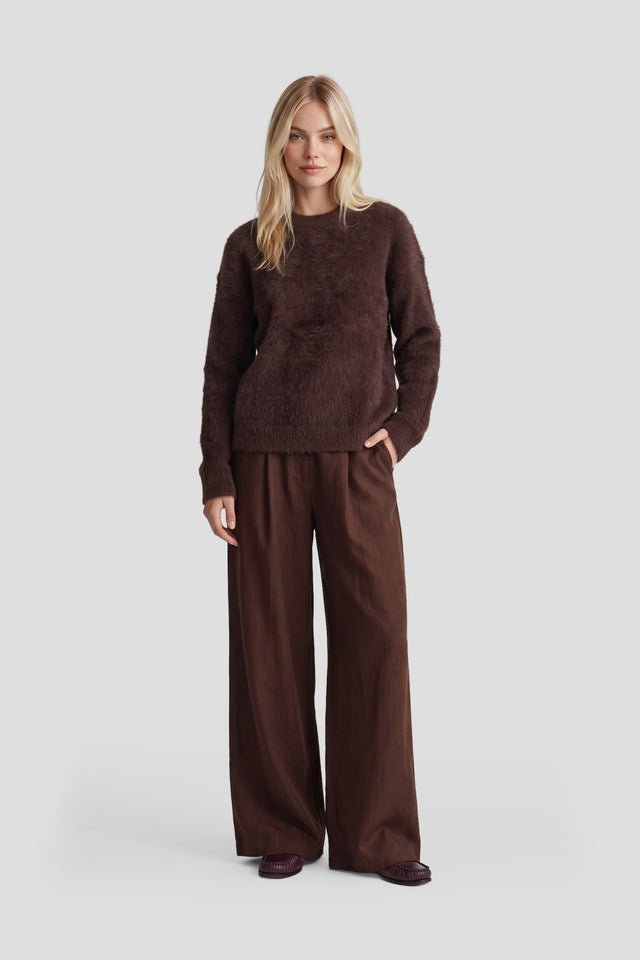 Fluresk | islene knit sweater | Dark brown - Fluresk - wonder & melon