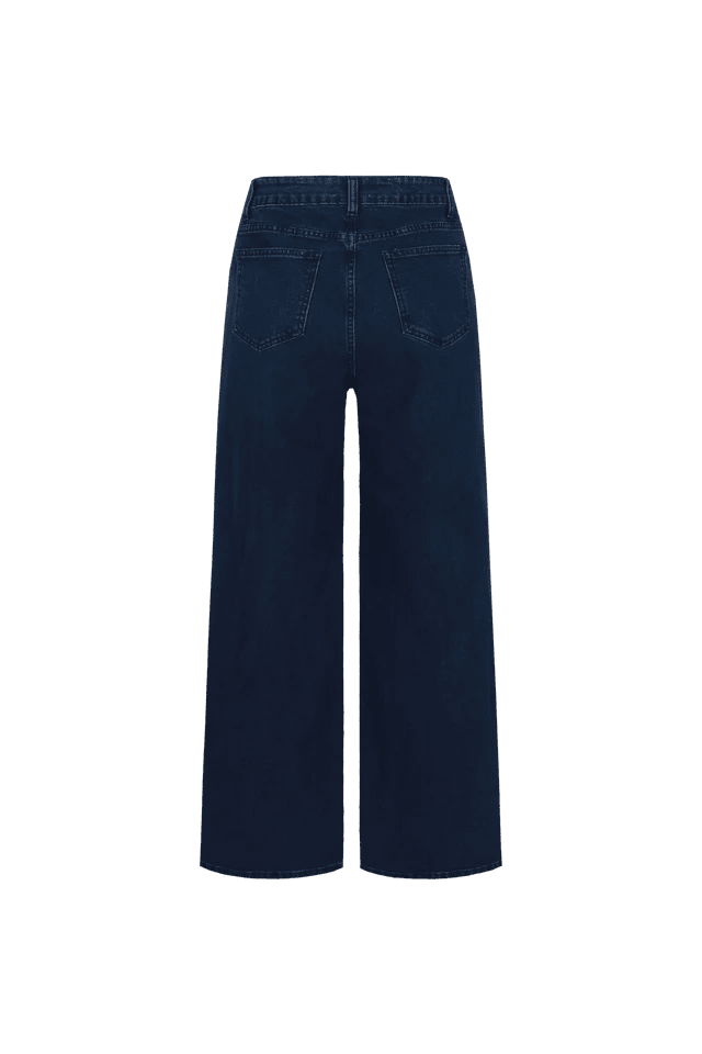 Fluresk Iva broek l Denim mid blue - Fluresk - wonder & melon