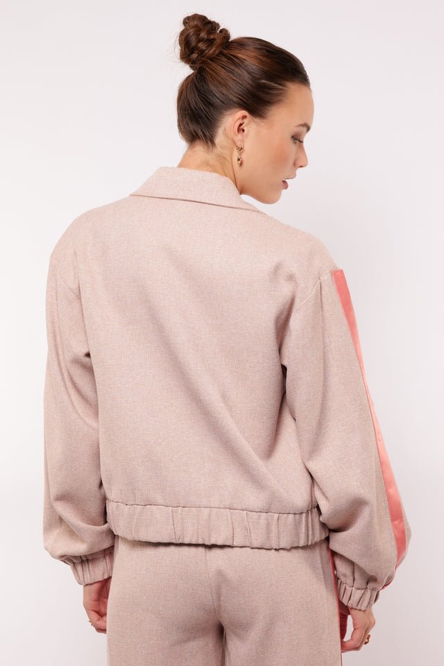 Fluresk | Roze bomber | Roze Streep - Fluresk - wonder & melon