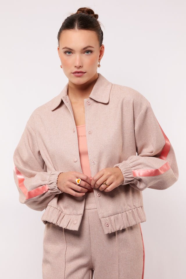 Fluresk | Roze bomber | Roze Streep - Fluresk - wonder & melon