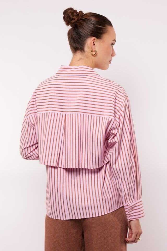 Fluresk | roze | streep blouse - Fluresk - wonder & melon