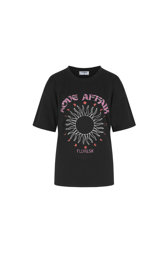 Fluresk | Viola t-shirt | Black - Fluresk - wonder & melon