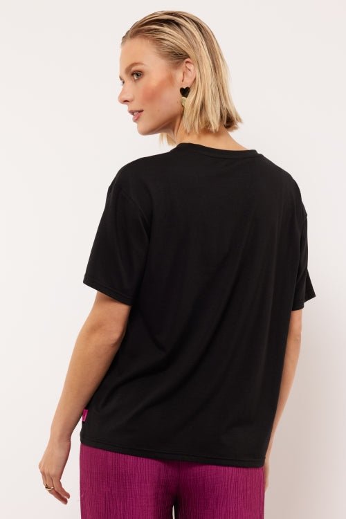 Fluresk | Viola t-shirt | Black - Fluresk - wonder & melon