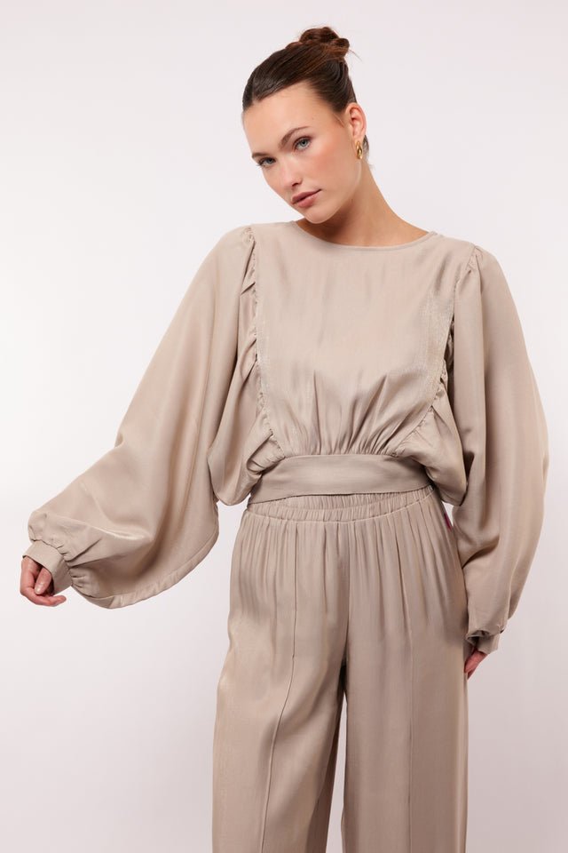 Fluresk | wikkel top | Sand - Fluresk - wonder & melon