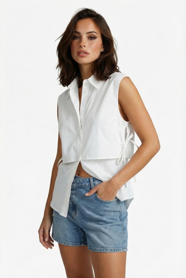 Fluresk | Witte blouse | Strik - FLURESK - wonder & melon