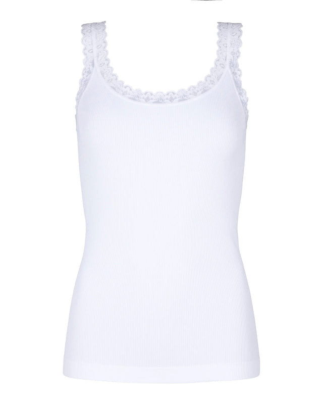 Frida Rib Top | Bianco - wonder & melon - wonder & melon