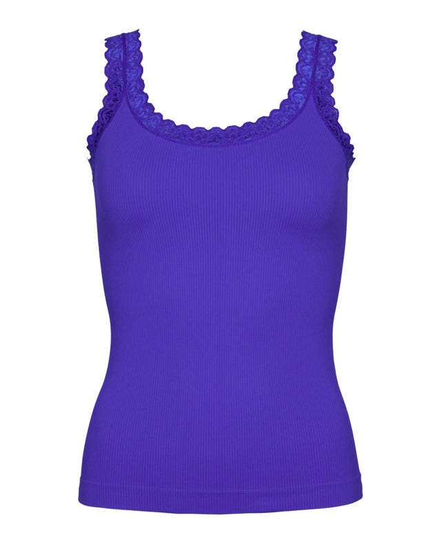 Frida Rib Top | Bluette - wonder & melon - wonder & melon