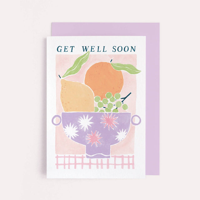 Fruit Get Well Soon Kaarten | Feel Better Soon Kaarten | Kaarten - Sister Paper Co. - wonder & melon