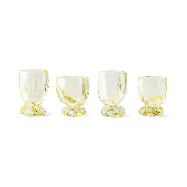 Glasses Nienke Sikkema | Citrine Set van 4| HKliving - HKliving - wonder & melon