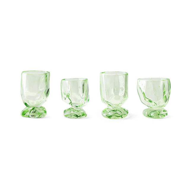 Glasses Nienke Sikkema | Peridot Set van 4| HKliving - HKliving - wonder & melon
