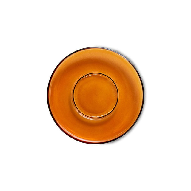 Glazen schotel | amber brown | Hkliving - wonder & melon - wonder & melon