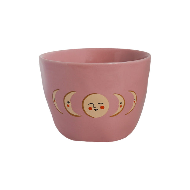 Grote kop | Roze | Maan - All the luck in the world - wonder & melon