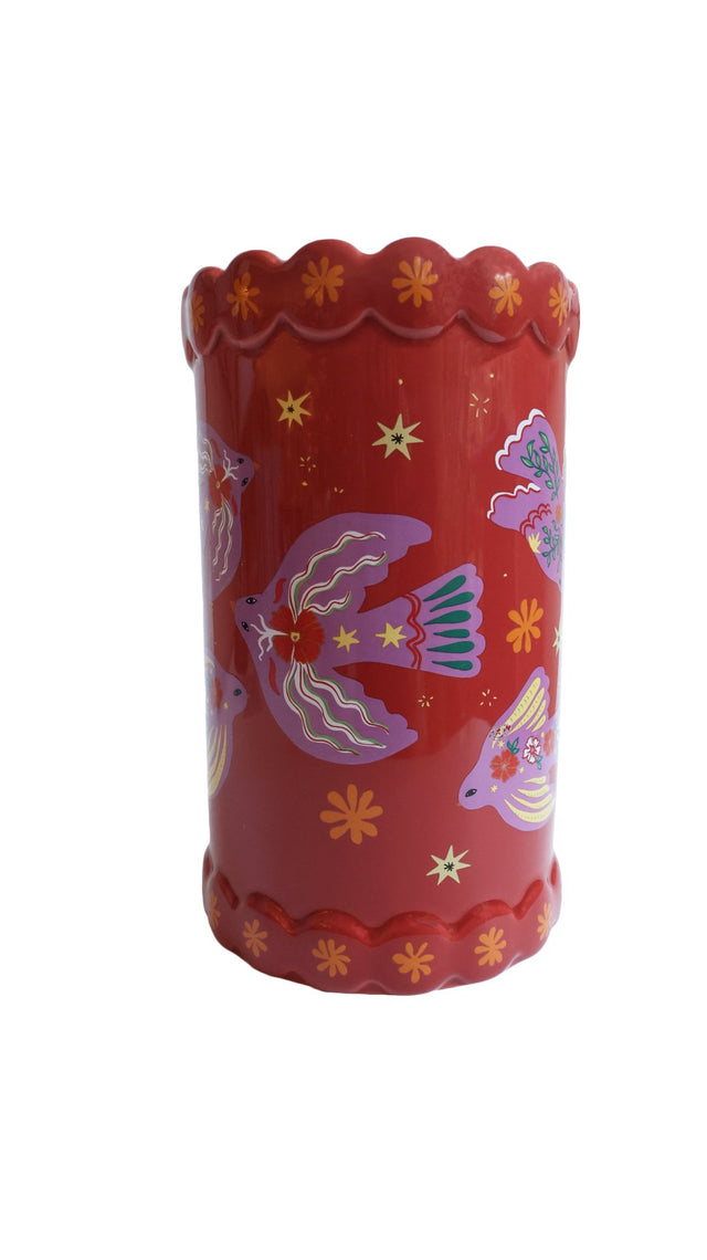 Grote vaas Vogels - All the luck in the world - wonder & melon