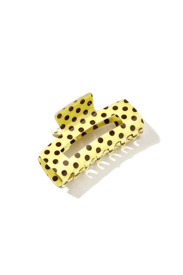 Haarclip | Yellow | dots - wonder & melon - wonder & melon