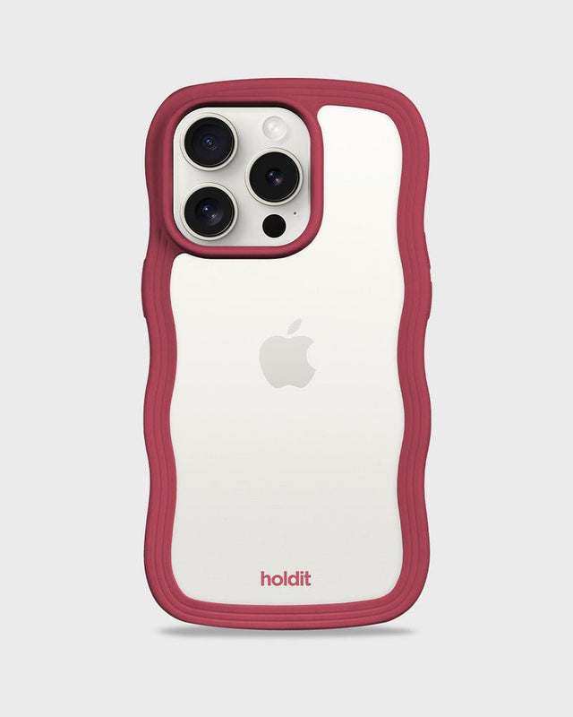 Holdit | Wave case | Transparant | Iphone 15 pro - Holdit - wonder & melon