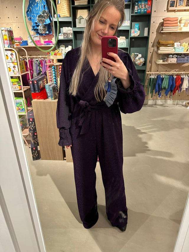 Jumpsuit Glitter | Paars - wonder & melon - wonder & melon