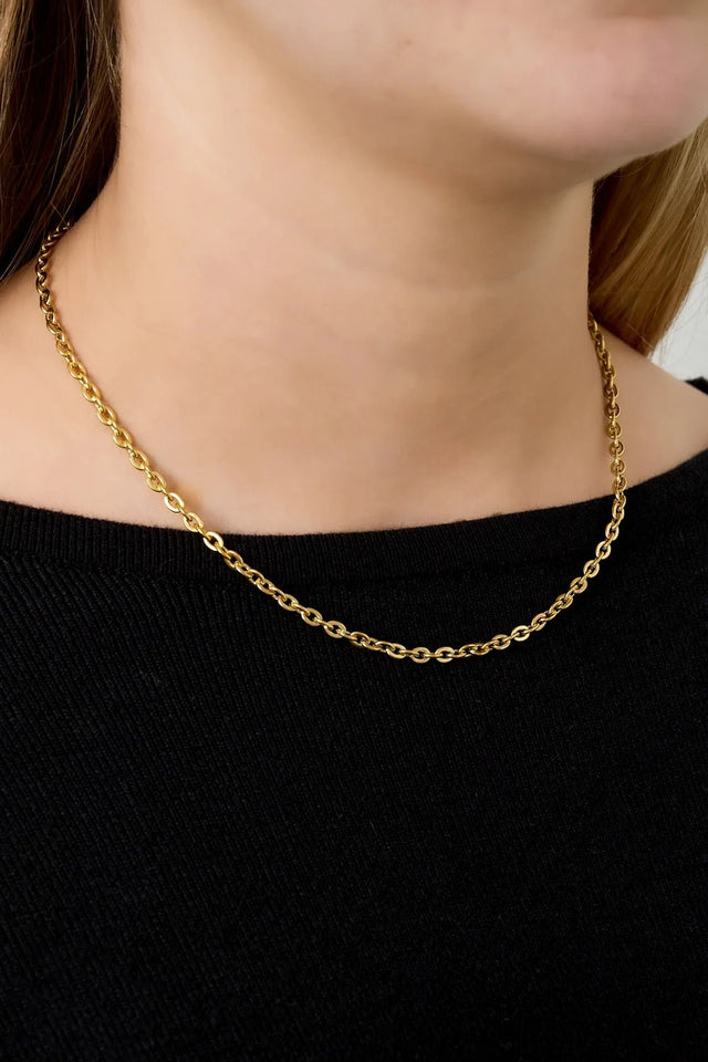 Ketting Basic Schakel | Goud - wonder & melon - wonder & melon