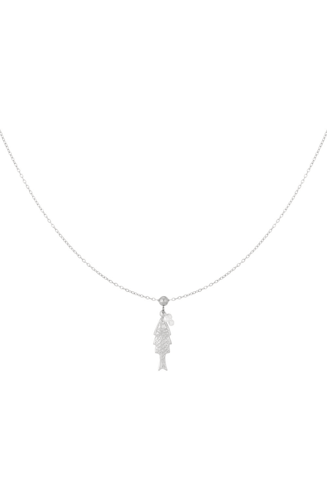 Ketting | Bedel | Visje |Zilver - wonder & melon - wonder & melon