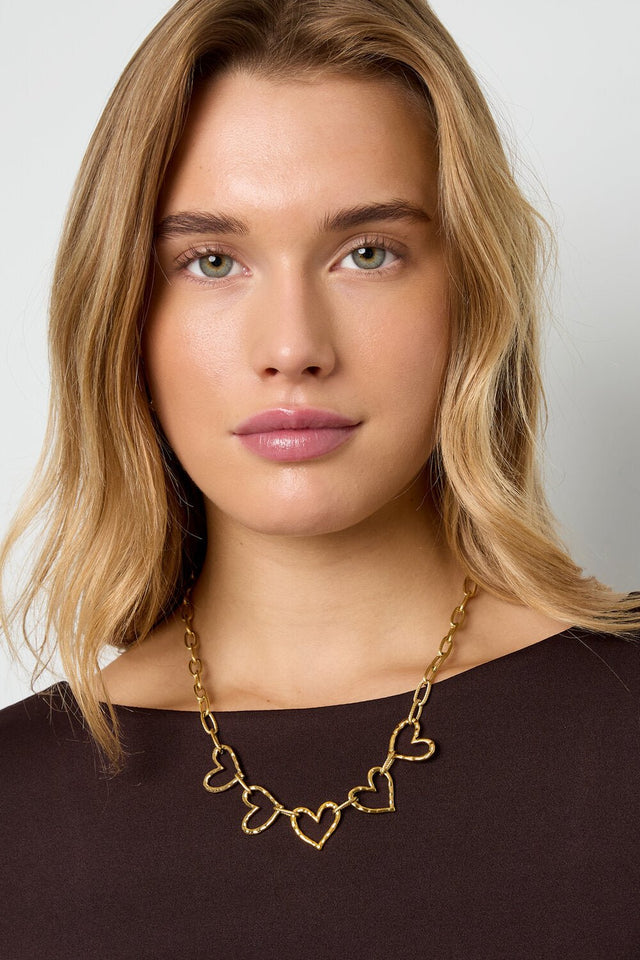 Ketting | hartjes - wonder & melon - wonder & melon