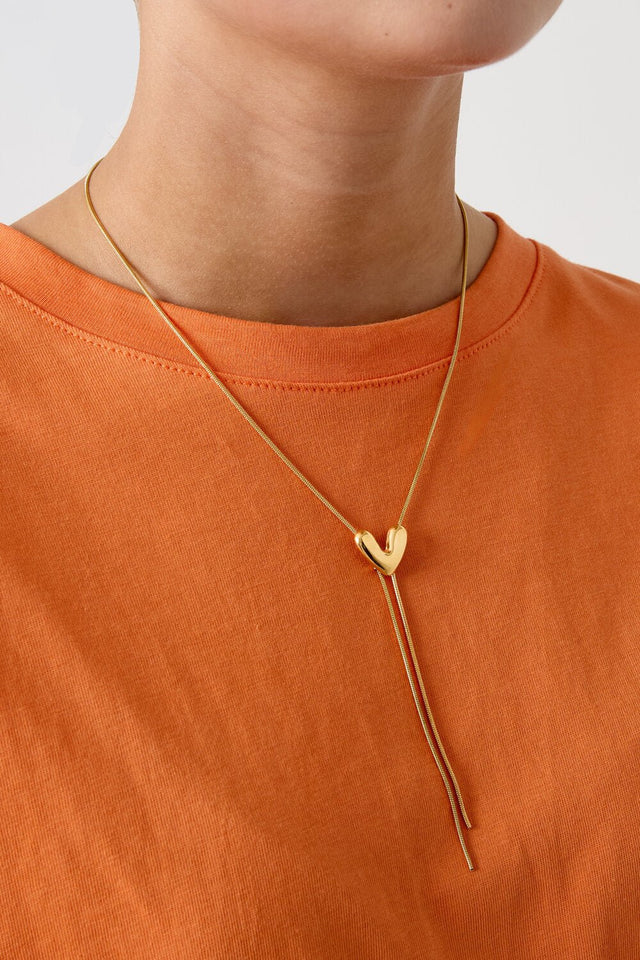 Ketting | Hartjes met ceintuur - wonder & melon - wonder & melon