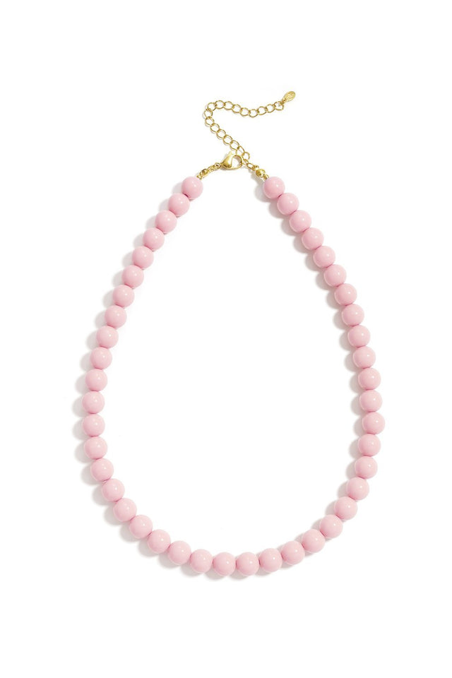 Ketting kralen | Coral pink | small - wonder & melon - wonder & melon