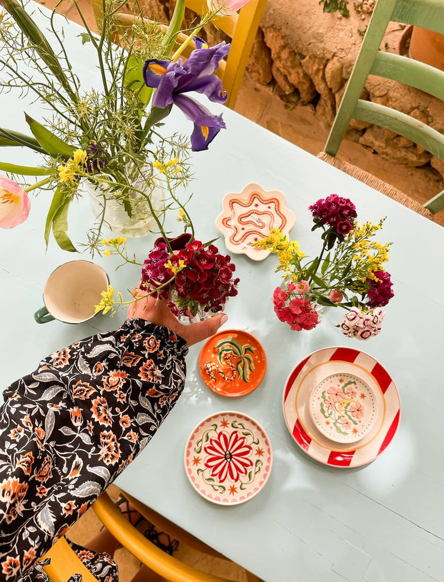 Klein bordje | Palmboom - All the luck in the world - wonder & melon