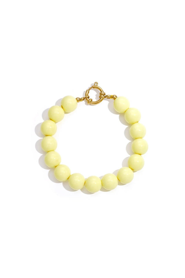 Kralen Armband | Pale Yellow - wonder & melon - wonder & melon