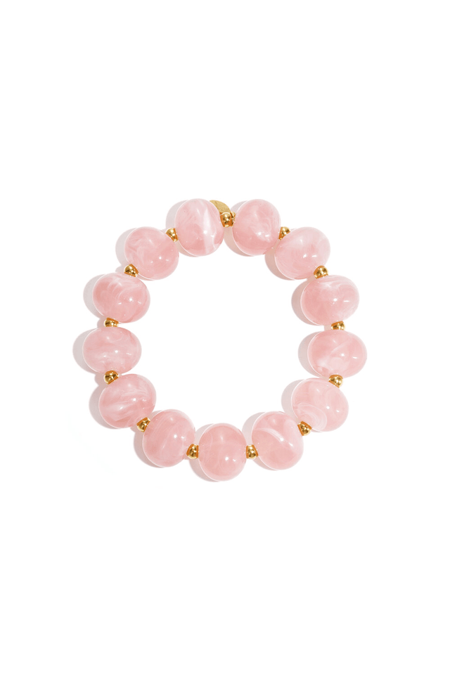 Kralen armband | ronde kralen | Pink - wonder & melon - wonder & melon
