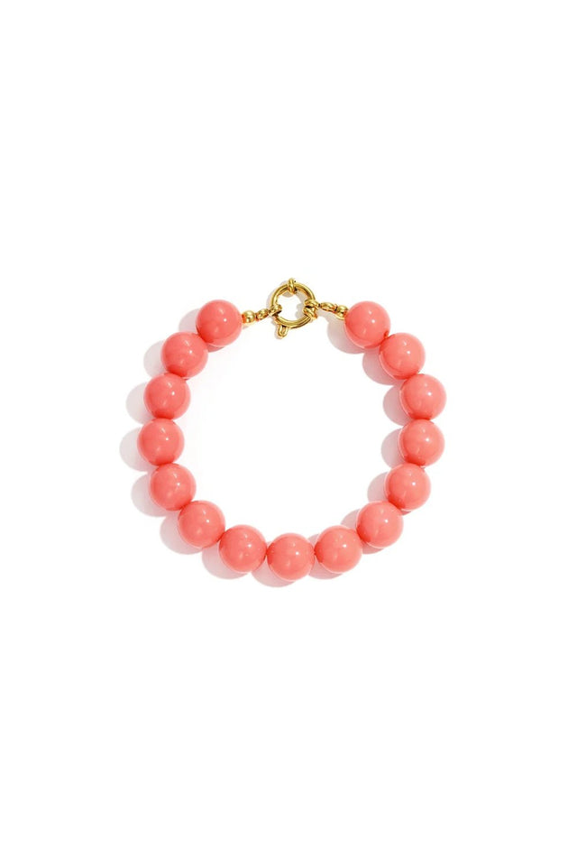 Kralen Armband | Roze - Oranje - wonder & melon - wonder & melon