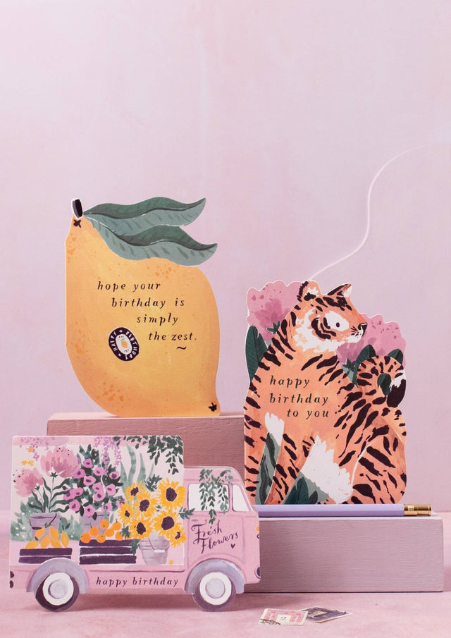 Lemon Zest verjaardagskaart | Grappige verjaardagskaarten | Pun Cards - Sister Paper Co. - wonder & melon