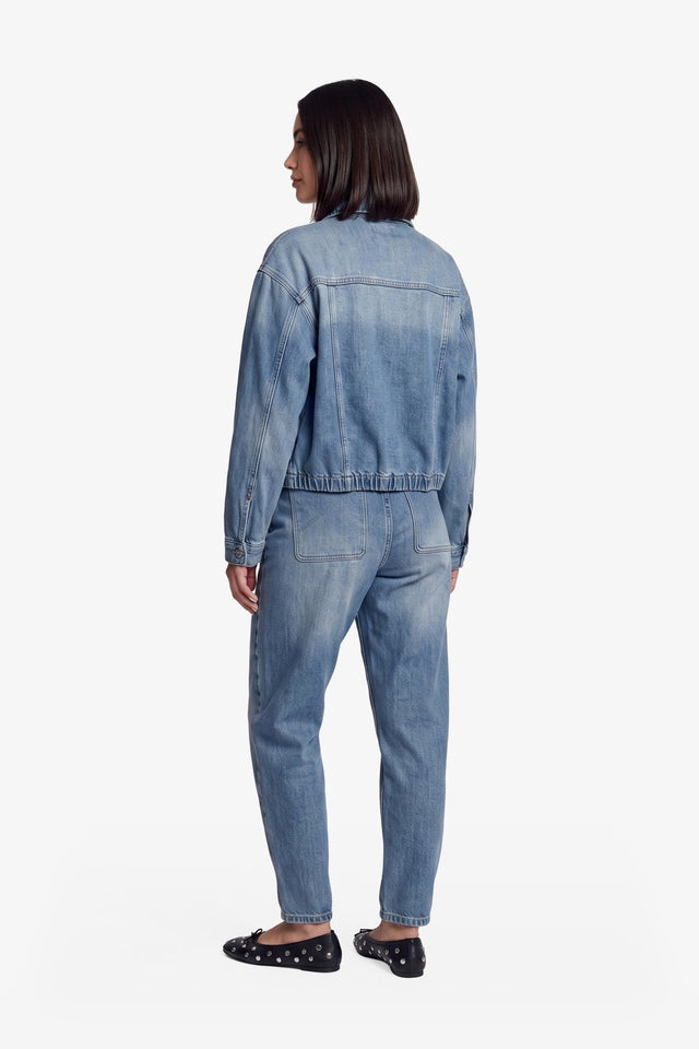 Malti broek | Denim Mid Blue - Fluresk - wonder & melon