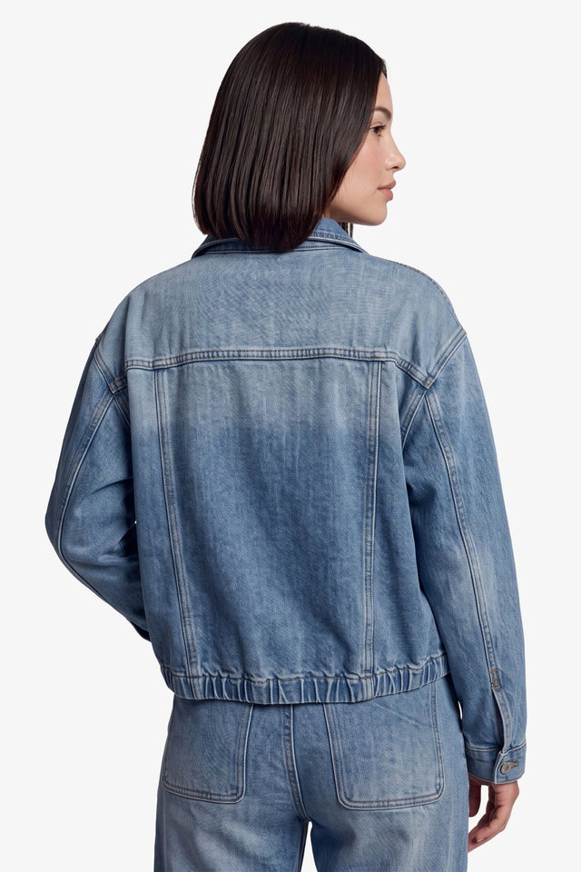 Mena jacket | Denim Mid Blue - Fluresk - wonder & melon