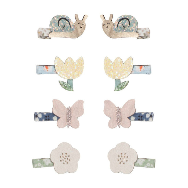 Mimi & Lula Garden mini clips - wonder & melon - wonder & melon