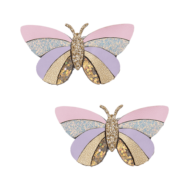 Mimi & Lula | Striped butterfly clips - Mimi & Lula - wonder & melon