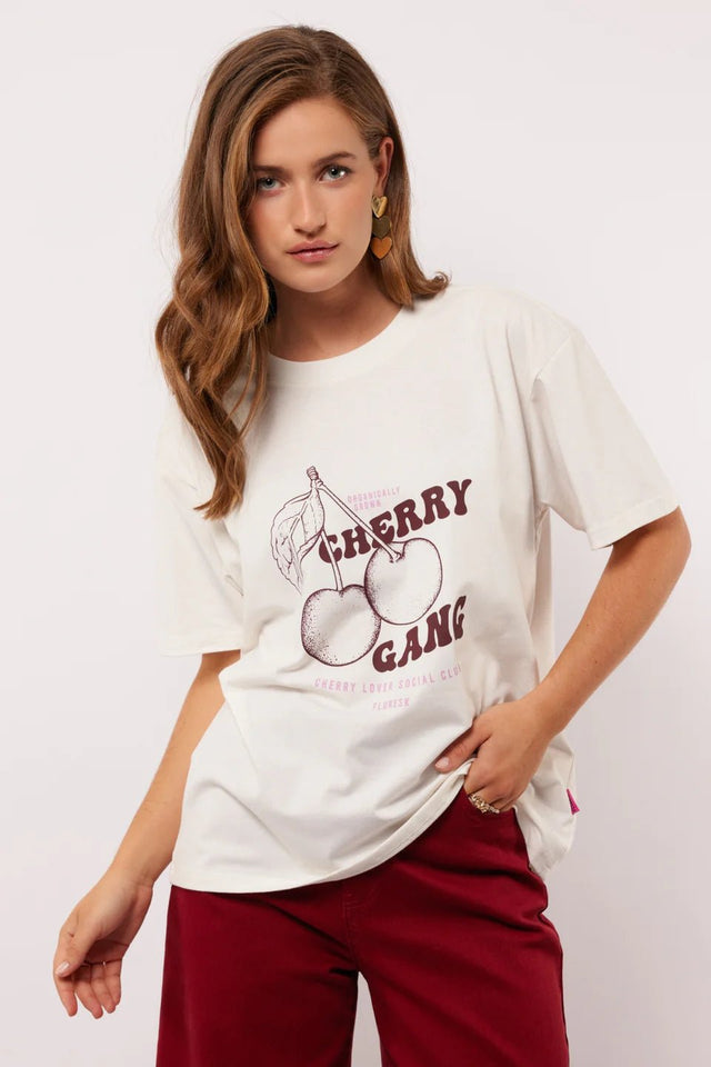 Mirala T-Shirt Off White | Fluresk - Fluresk - wonder & melon