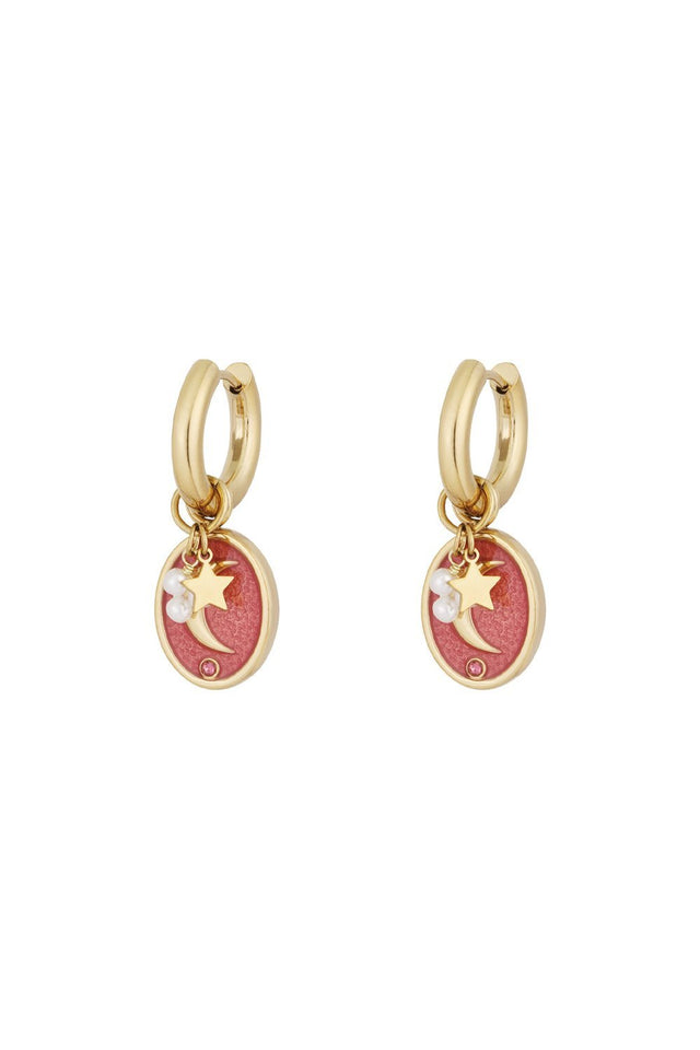 Moon lover earrings - wonder & melon - wonder & melon