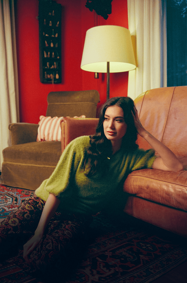 Moraine knit top | Palm| Fluresk - Fluresk - wonder & melon